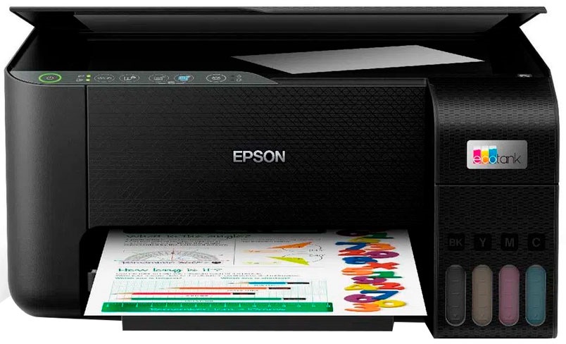 Impresora Multifuncional Epson EcoTank L3250 3 en 1 Bivolt - Black